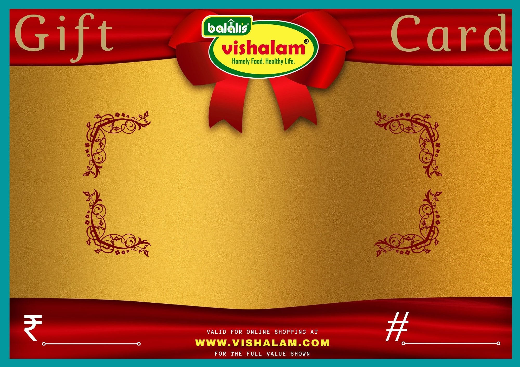 Balali's Vishalam Gift Card - Balali's Vishalam