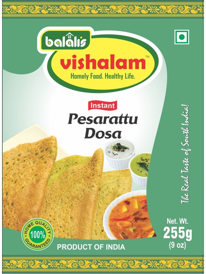 Instant Pesarattu Dosa ReadyMix - Balali's Vishalam