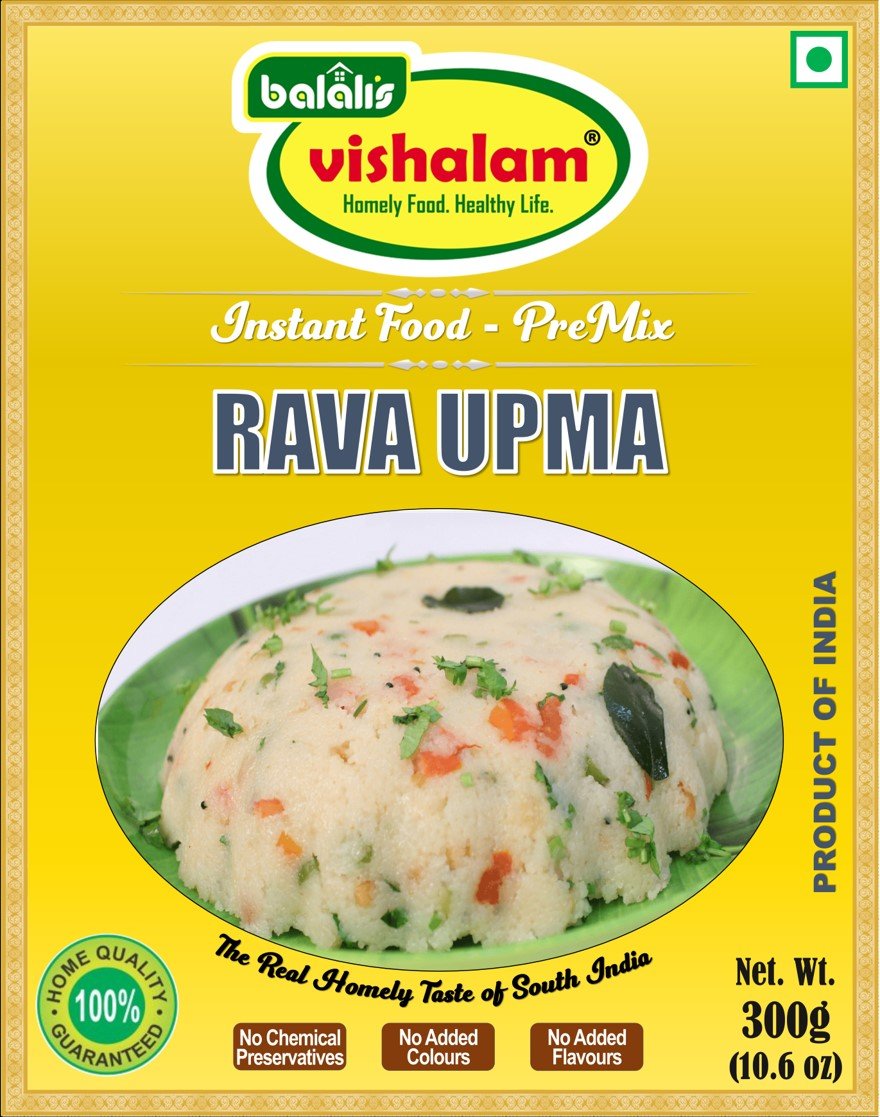 Instant Rava Upma ReadyMix - Balali's Vishalam