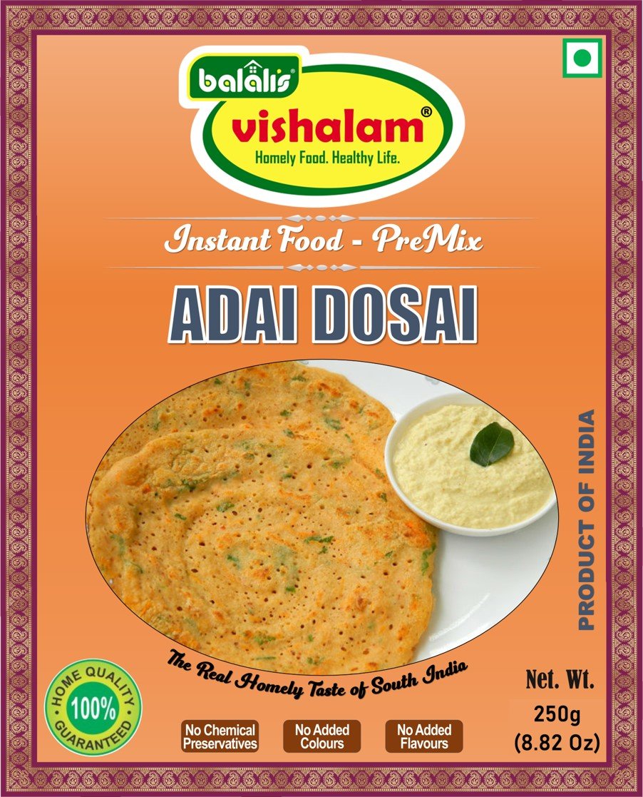 Instant Adai Dosa ReadyMix - Balali's Vishalam