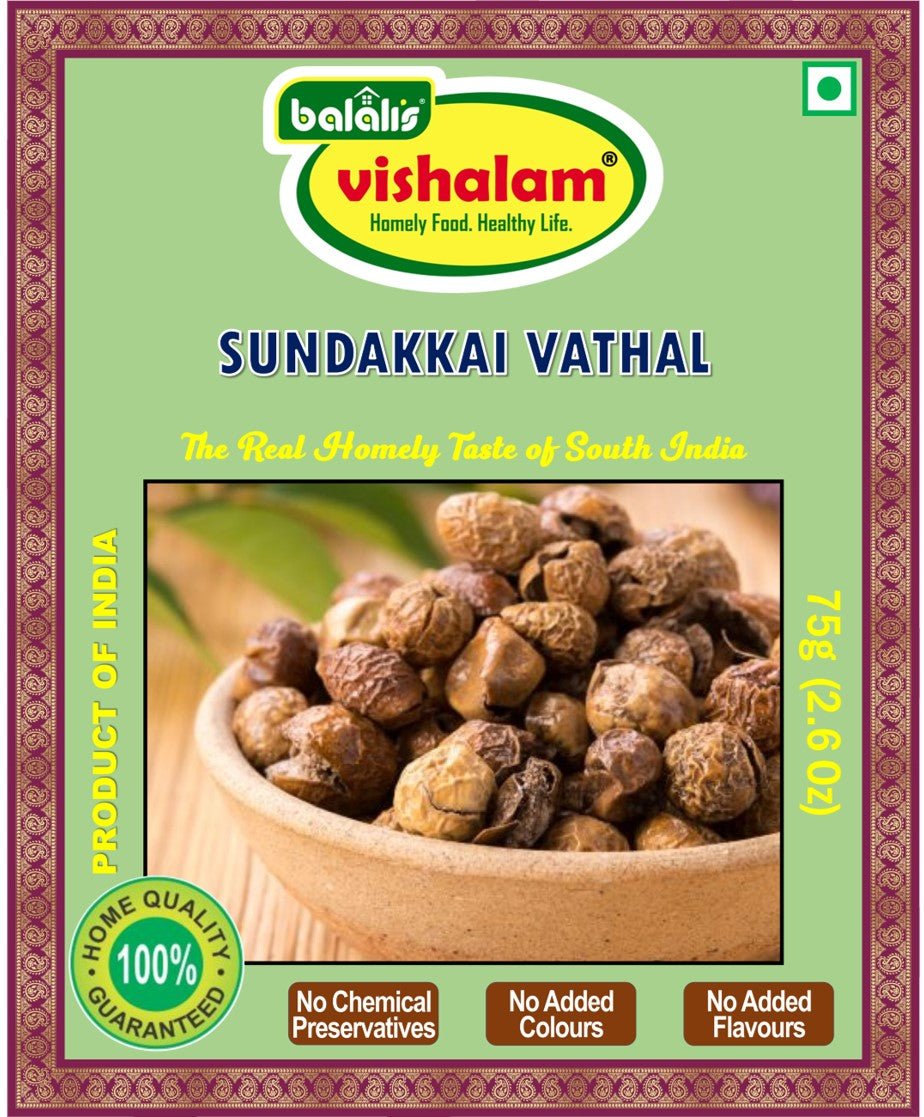 Sundakkai Vathal - 100g - Balali's Vishalam